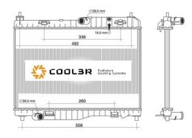 R.D. 1032B1083 - RADIADOR FORD