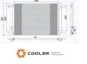 R.D. 1013C1K8C1 - CONDENSADOR VW POLO/AUDI/SEAT