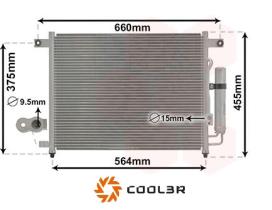 R.D. 102905K8C1 - CONDENSADOR DAEWOO KALOS/CHEVROLET AVEO