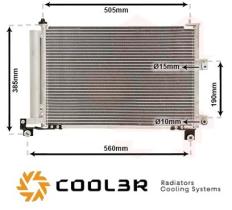 R.D. 103263K8C1 - CONDENSADOR FORD RANGER - MAZDA