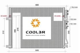 R.D. 103430K8C2 - CONDENSADOR JEEP GRAND CEROKEE