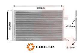 R.D. 1037D1K8C2 - CONDENSADOR JAGUAR XF