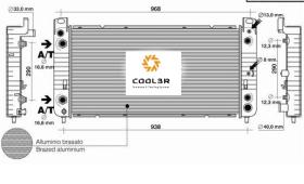 R.D. 103902081 - RADIADOR HUMMER H2
