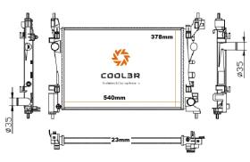 R.D. 105558083 - RADIADOR OPEL CORSA D
