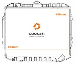 R.D. 18MI14066 - RADIADOR MITSUBISHI MONTERO V24 `92- METALICO