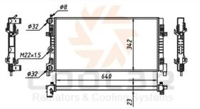 R.D. 1095B108A2 - RADIADOR VW POLO VI - SEAT IBIZA