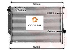 R.D. 102015081 - RADIADOR BMW 5 E34/7 E32 A/T