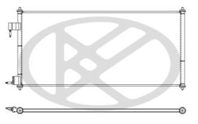 KOYO CD321154 - CONDENSADOR FORD TRANSIT CONNECT