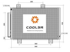 R.D. 1038L1K8C1 - CONDENSADOR HONDA JAZZ IV