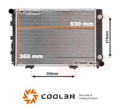 R.D. 105014083 - RADIADOR MERCEDES W124 200D-250D A/T
