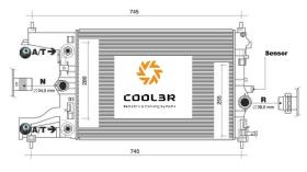 R.D. 105511085 - RADIADOR OPEL ASTRA J A/T