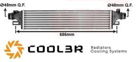 R.D. 1055B2J86 - INTERCOOLER OPEL CORSA E 1.4 TURBO