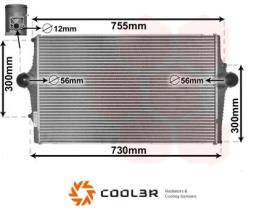 R.D. 109080J82 - INTERCOOLER VOLVO S60-S80