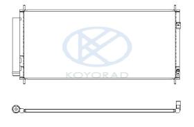KOYO CD080387M - CONDENSADOR HONDA CRZ - INSIGHT - JAZZ III