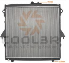 R.D. 1032P1081 - RADIADOR MAZDA B2500-FORD RANGER M/T
