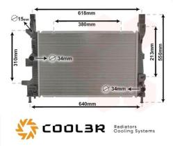 R.D. 1032C2081 - RADIADOR FORD FOCUS III / TRANSIT CONNECT