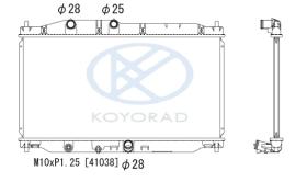 KOYO PL082922R - RADIADOR HONDA CIVIC