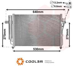 R.D. 104042K8C1 - CONDENSADOR HYUNDAI GETZ