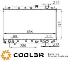 R.D. 105216087 - RADIADOR MITSUBISHI LANCER A/T