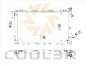R.D. 1873146 - RADIADOR NISSAN PATROL PL/AL