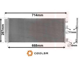 R.D. 1055A1K8C1 - CONDENSADOR OPEL CORSA E