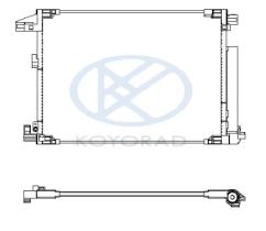 KOYO CD011371 - CONDENSADOR TOYOTA YARIS