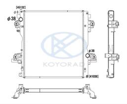 KOYO PL012473 - RADIADOR TOYOTA LAND CRUISER KDJ150