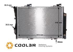 R.D. 105002087 - RADIADOR MERCEDES W202 A/T